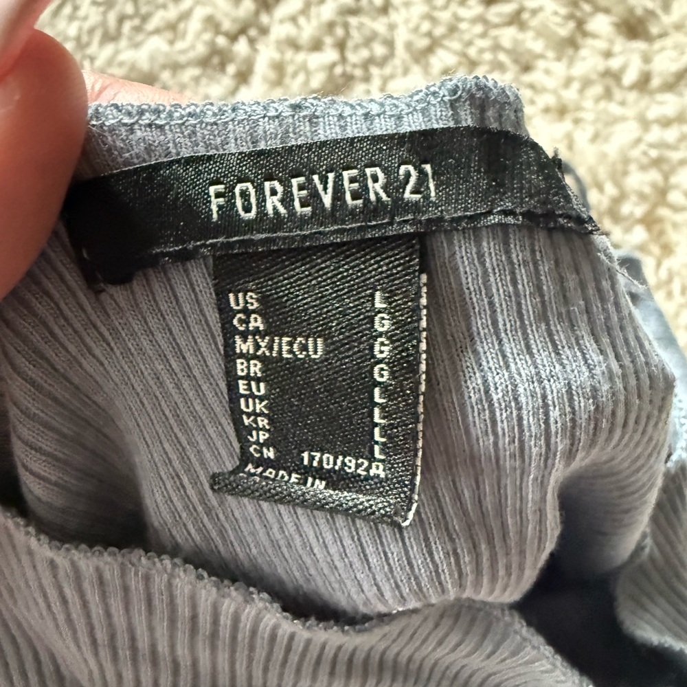 Forever 21 Gray Moon Phase Tank Top - Picture 5 of 5